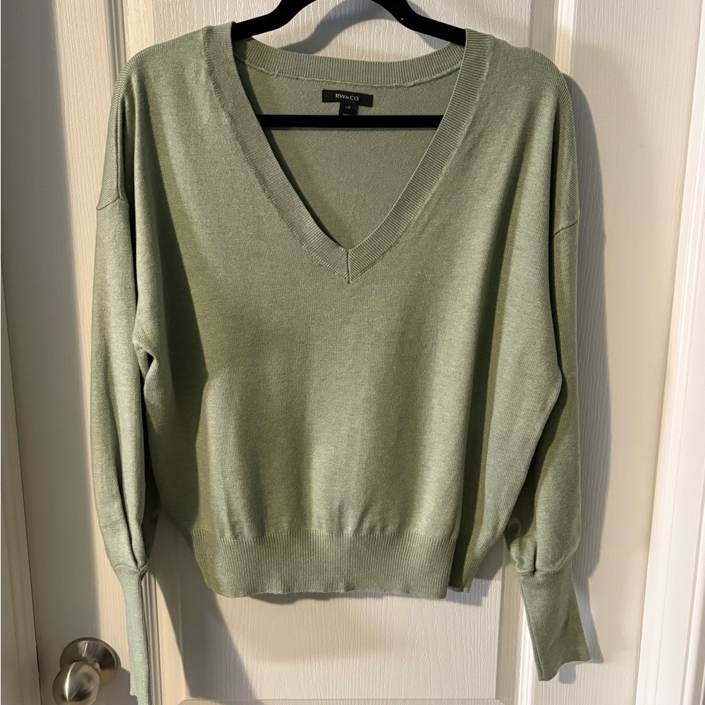 RW&CO. Sage V-Neck Sweater for Women